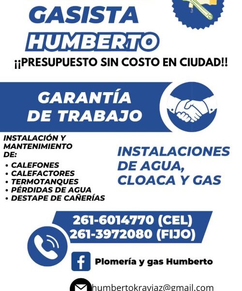 Plomería - Gas Humberto