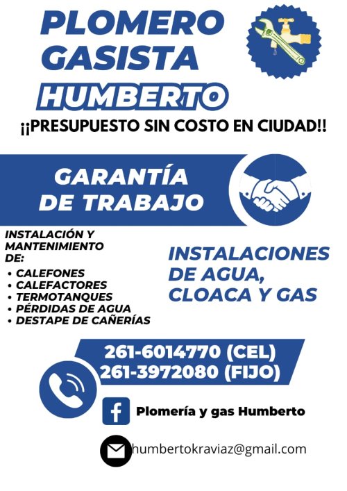 Plomería - Gas Humberto