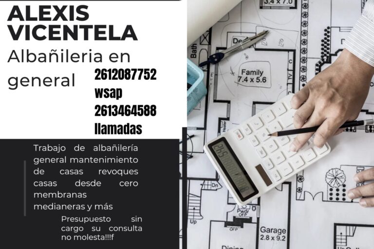 Alexis Vicentela – Albañilería General